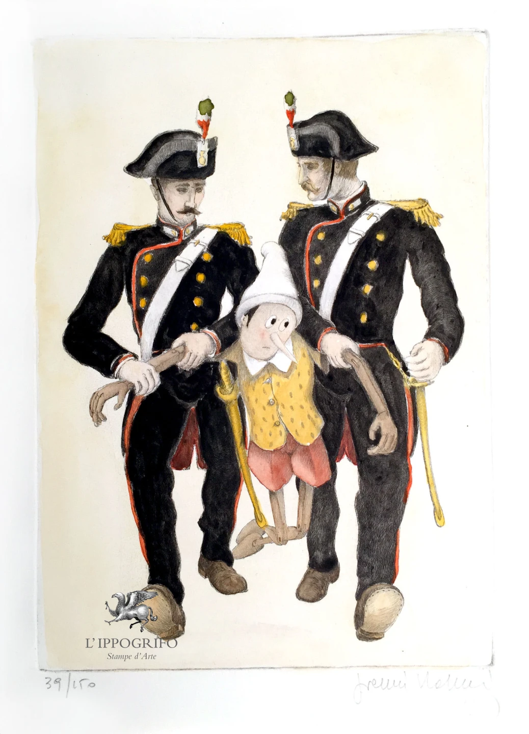 Pinocchio and the Gendarmes