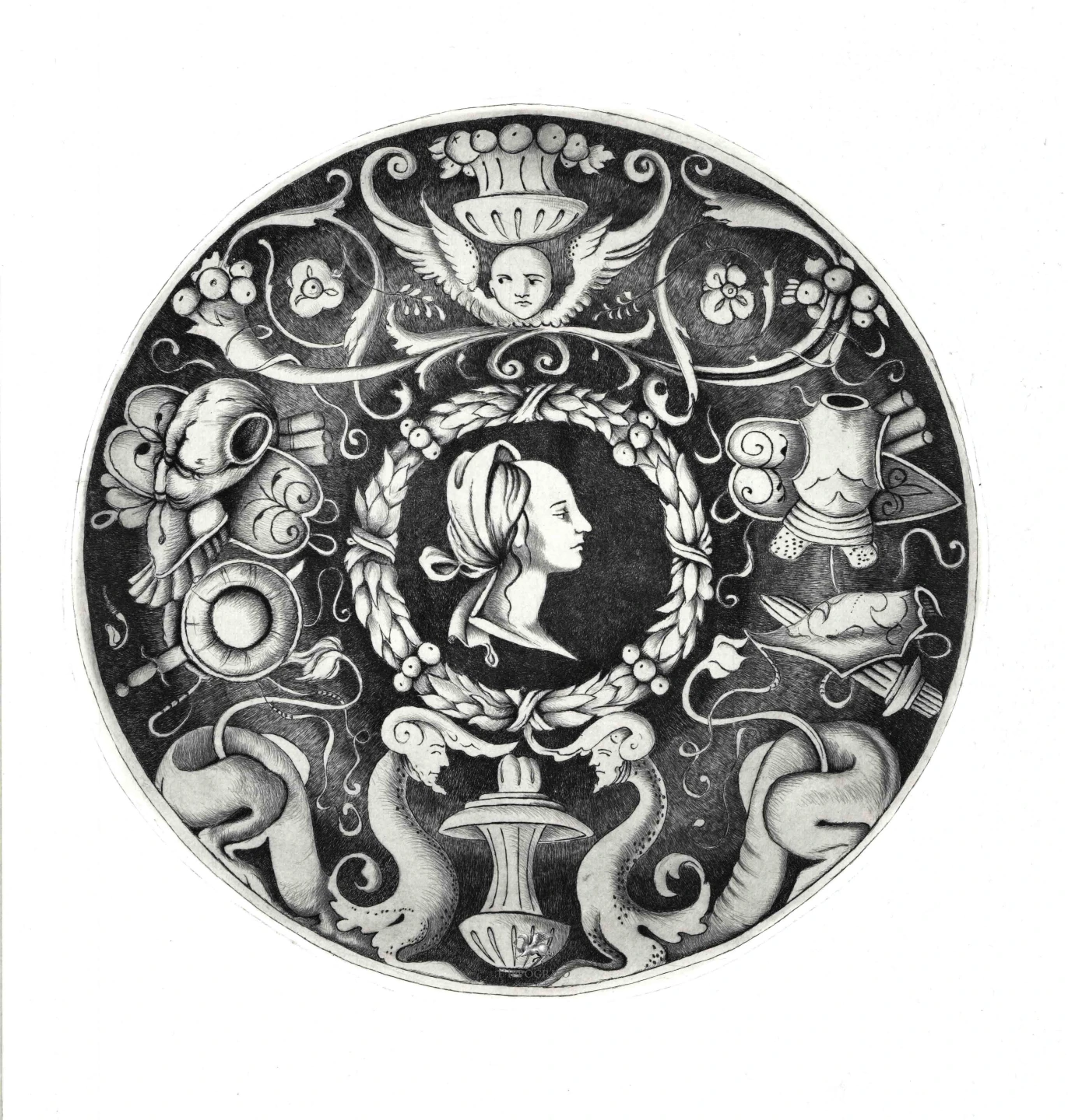 Renaissance plate 