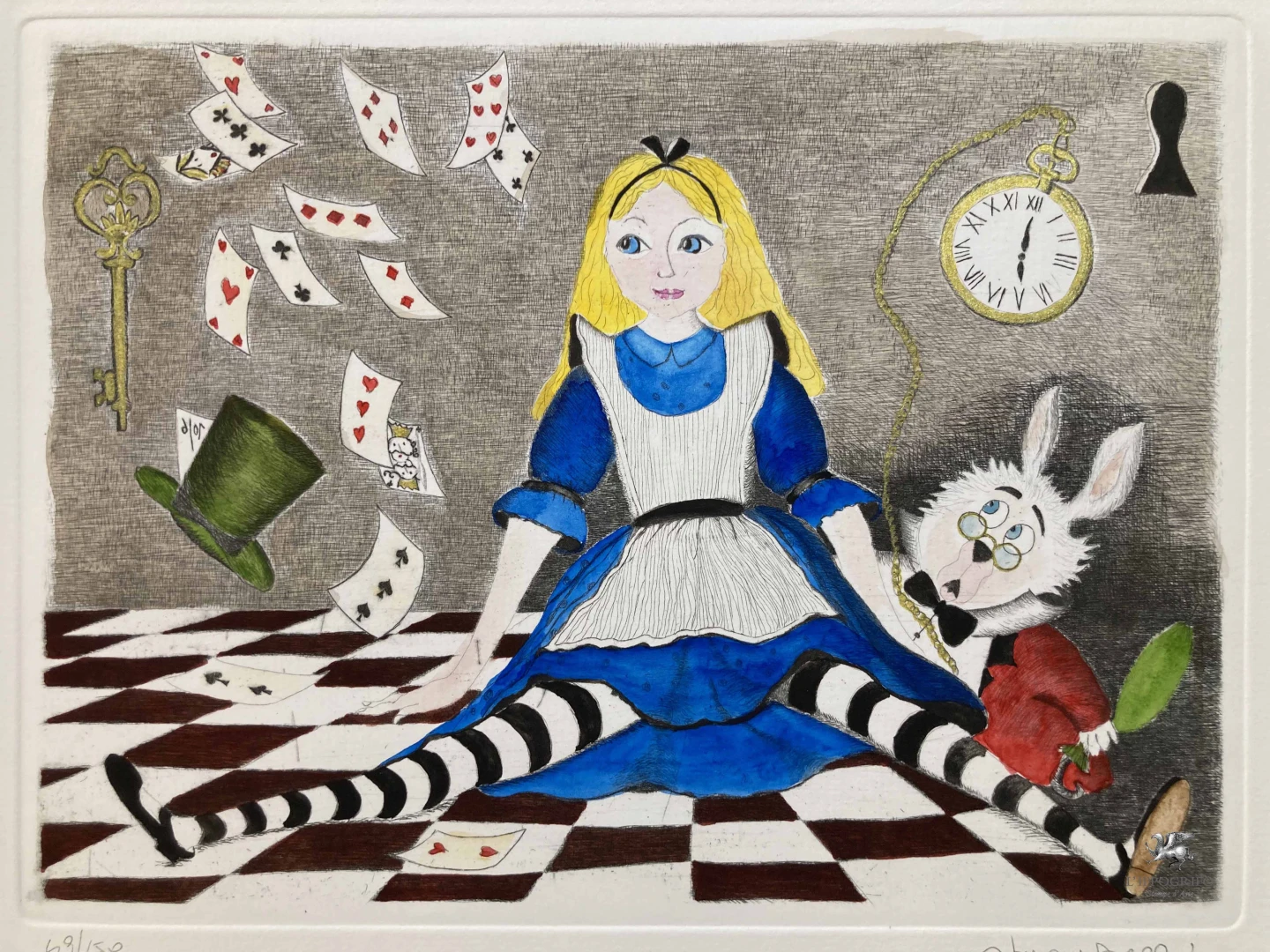 Alice and the White Rabbit