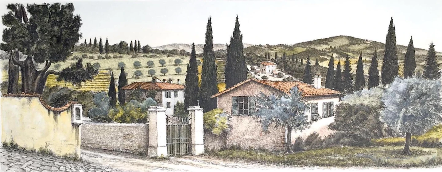 Villetta fra le colline fiorentine
